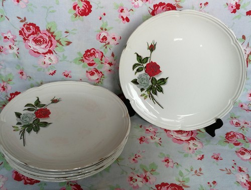 Assiettes dessert moulin des - 6,