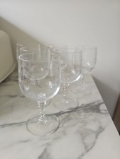 6 Très Grand verres à Eau En cristal d'Arques modèle Matignon H 15.5 Cm