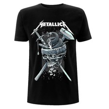 Metallica History Logo White Autorisé T-shirt Hommes