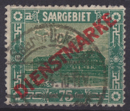 Timbre colonie francaise sarre - colonie,