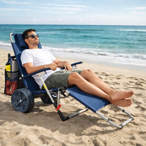 Chariot plage en - de,