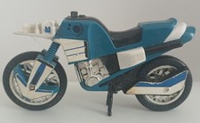 Vintage Jouet Bandaï Toeï TF1 - Liveman Bioman 3 Moto Dauphin Bleu - 1988
