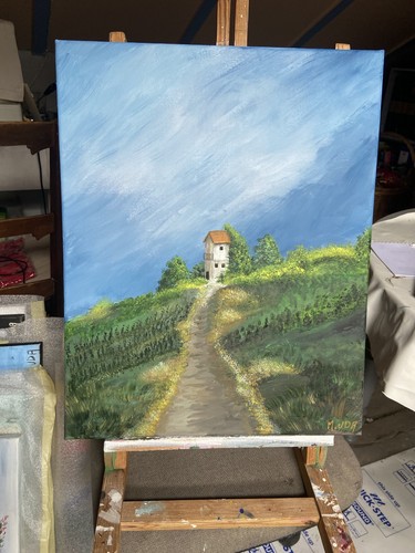 Peinture tableau paysage - ,