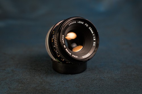 Objectif canon 5omm - f1.8, sc