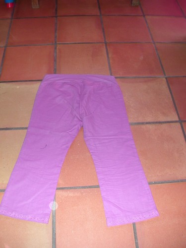 Jean pantalon pantacourt t - ,