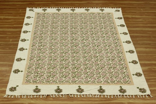 Handmade coton tapis vert - handmade,