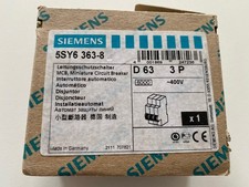 Disjoncteur Siemens 400V 6KA
