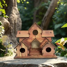 suspendu, cabane à oiseaux en