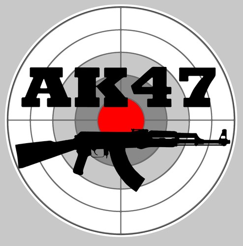 Sticker ak47 fusil - sticker, 47