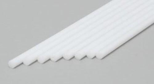 Evergreen styrene round rod - styrene,