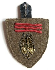 ANCIEN INSIGNE TISSU AFAT PFAT PERSONNEL FEMININ DE L' ARMEE DE TERRE ETAT MAJOR