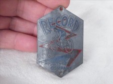 RARE PLAQUE DE VELO ANCIENNE