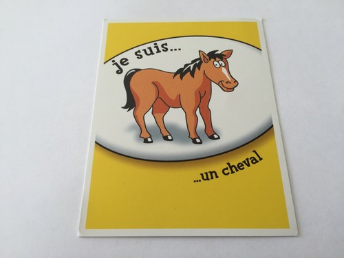 Carte suis cheval pièce - suis,