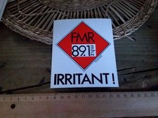 ancien autocollant radio FM
