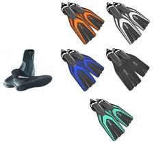 Palmes Seac Sub Style Avec Chaussons De Plongée Mares Classic 5Mm 34-47