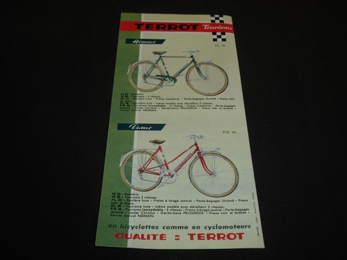 Petit feuillet epoque cycles - epoque,