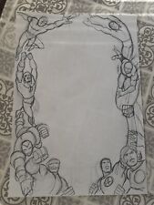 JEAN-YVES MITTON Planche originale pour page sommaire LUG strange à encadrer sup