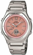 Montre CASIO Wave Septa Radio Solaire LWA-M160D-4A1JF Femme Acier Inoxydable ...