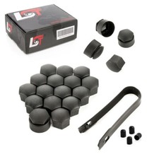 20x Vis D'Enjoliveurs Antivol Écrous des Roues Kit 17 MM Noir pour Citroen