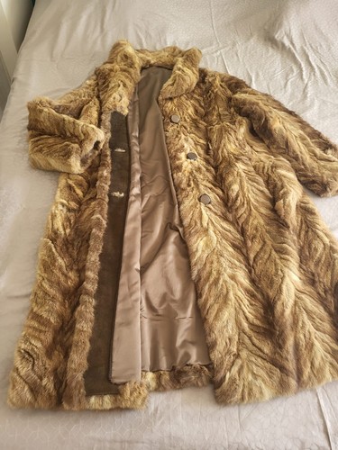 Manteau fourrure véritable - , en