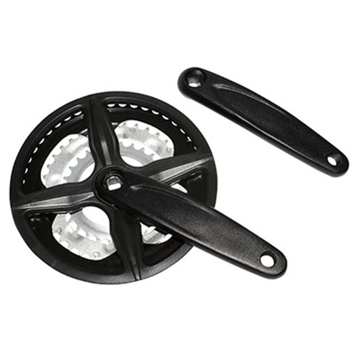 Pedalier vtt p2r alu noir - alu,
