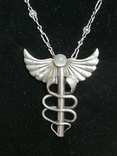 2349ER-VINTAGE Collier Argent