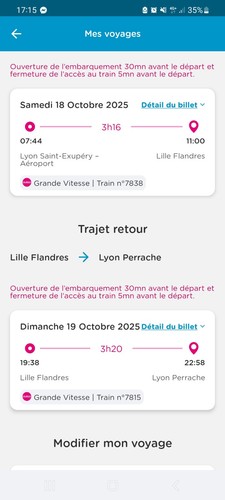 Billet train ouigo - billet,