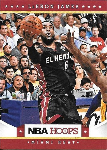 Carte lebron james hoops 98 - james,