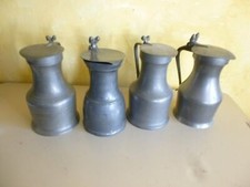 LOT DE 4 PICHETS CRUCHES BROCS