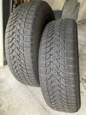 Deux Pneus Neige Michelin Alpin montés sur jantes tôle. Dimension 185/60/R15