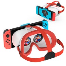 Casque VR Amélioré pour Nintendo Switch et OLED Lunettes de Réalité Virtuelle...