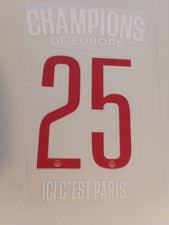 Flocage Champions Of Europe