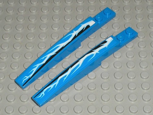 Lego ninjago blue slope brick - ninjago,
