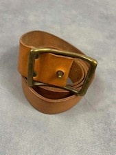 Ceinture cuir vintage marron