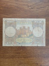 Maroc Banque D’état Billet Ancien De 100 Francs 10-11-48 P2354