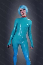unisex male latex catsuit with