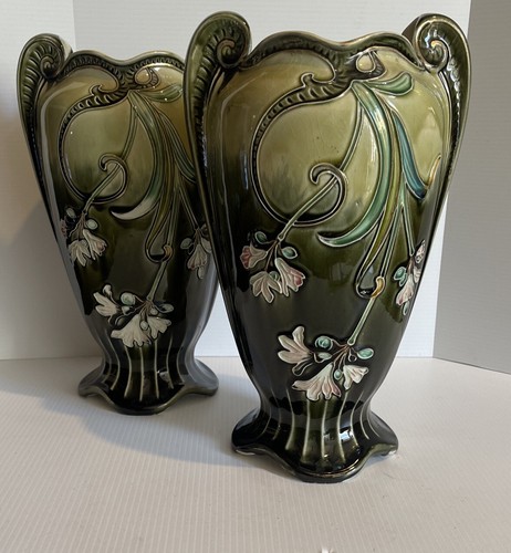 Lot vases art nouveau - 2,