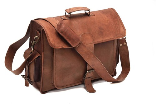 Serviette cartable cuir - cartable, en