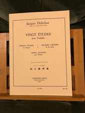 Jacques Delécluse Vingt études pour Timbales partition éditions Leduc