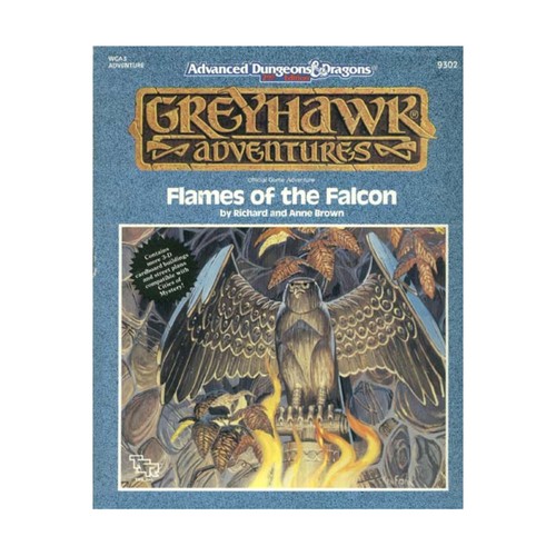 Tsr greyhawk flammes - flammes, faucon
