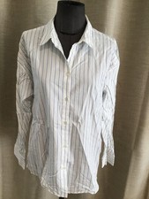 Très Belle Chemise Coton Blanche Rayures Bimba Y Lola 36/38 Tbe