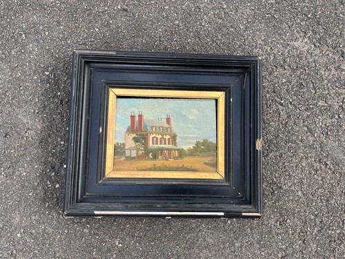 Tableau ancien maison