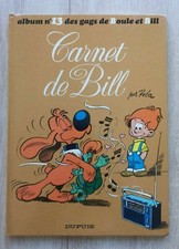 BOULE ET BILL  ** TOME 13 CARNET DE BILL  ** 1989 ROBA