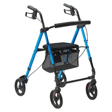 VEVOR Déambulateur pour seniors rollator pliable en aluminium capacité de 136 kg