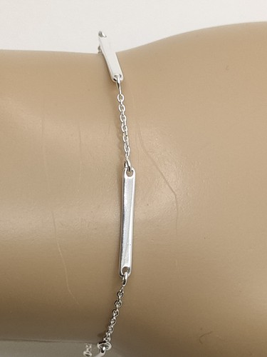 Fin bracelet femme argent - fin,