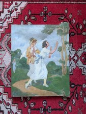 HST René LELONG (1871-1933) CHASSE AU PAPILLON FEMMES IMPRESSIONNISTE 