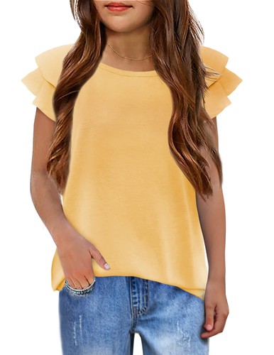 Fille shirts manches - t-shirts,