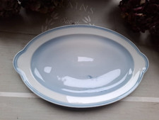 plat ovale décor de mouette -