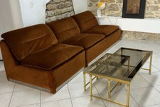 Canapé lit chauffeuse vintage P10 PROPOSALS GIOVANNI OFFREDI pour SAPORITI 70's