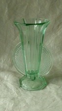 VASE ART DECO EN VERRE ANNEES